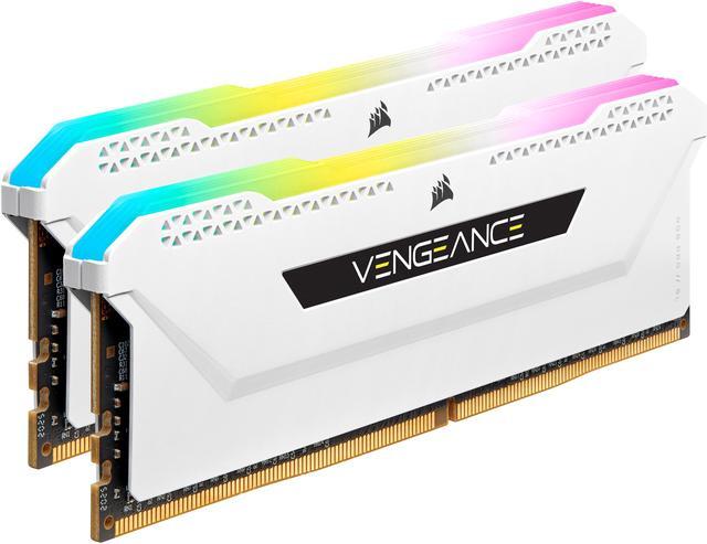 Alt view image 2 of 4 - CORSAIR Vengeance RGB Pro SL 16GB (2 x 8GB) 288-Pin PC RAM DDR4 3600 (PC4 28800) Desktop Memory Model CMH16GX4M2D3600C18W