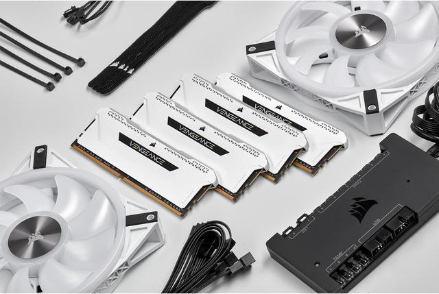 Alt view image 4 of 4 - CORSAIR Vengeance RGB Pro SL 16GB (2 x 8GB) 288-Pin PC RAM DDR4 3600 (PC4 28800) Desktop Memory Model CMH16GX4M2D3600C18W