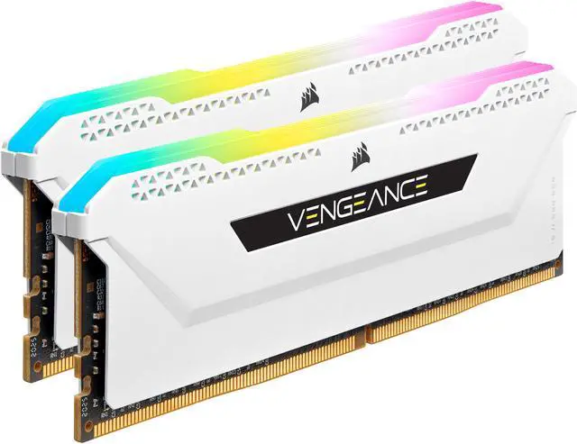 Alt view image 2 of 4 - CORSAIR Vengeance RGB Pro SL 16GB (2 x 8GB) 288-Pin PC RAM DDR4 3200 (PC4 25600) Desktop Memory Model CMH16GX4M2E3200C16W