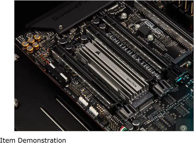 Alt view image 13 of 13 - Corsair MP600 Core M.2 2280 2TB PCIe Gen 4.0 x4, NVMe 1.3 3D QLC Internal Solid State Drive (SSD) CSSD-F2000GBMP600COR