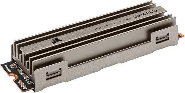 Alt view image 4 of 13 - Corsair MP600 Core M.2 2280 4TB PCIe Gen 4.0 x4, NVMe 1.3 3D QLC Internal Solid State Drive (SSD) CSSD-F4000GBMP600COR