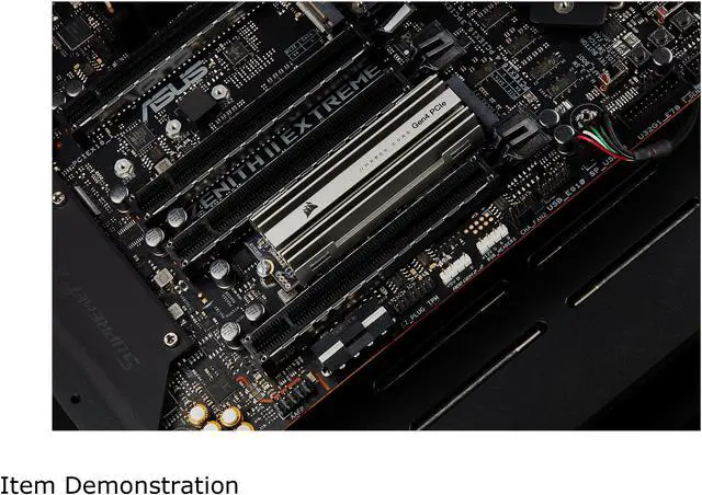 Alt view image 11 of 13 - Corsair MP600 Core M.2 2280 4TB PCIe Gen 4.0 x4, NVMe 1.3 3D QLC Internal Solid State Drive (SSD) CSSD-F4000GBMP600COR