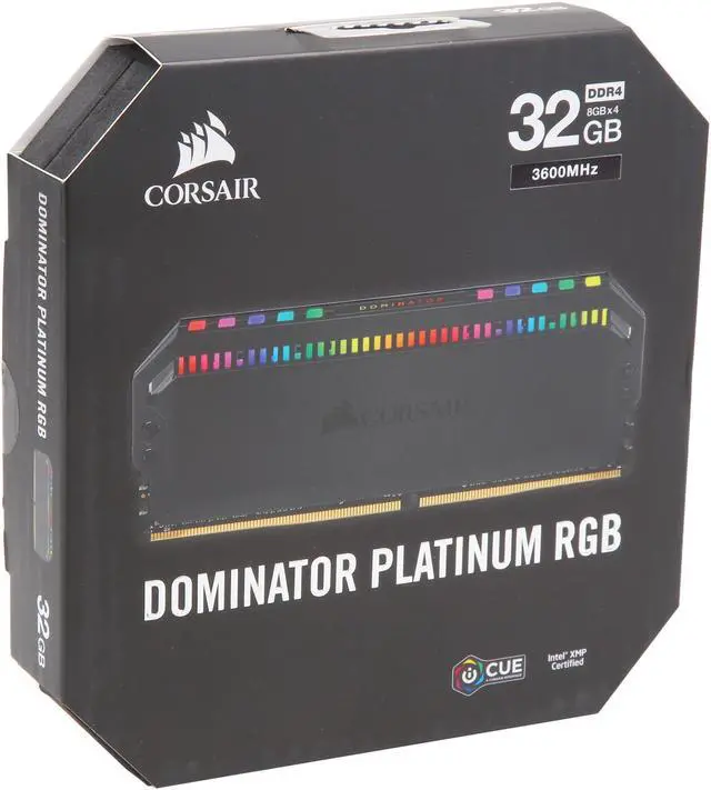 Alt view image 6 of 6 - CORSAIR Dominator Platinum RGB 32GB (4 x 8GB) 288-Pin PC RAM DDR4 3200 (PC4 25600) Desktop Memory Model CMT32GX4M4E3200C16