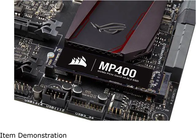 Alt view image 9 of 11 - Corsair MP400 M.2 2280 2TB PCI-Express Gen 3.0 x4, NVMe 1.3 3D QLC Internal Solid State Drive (SSD) CSSD-F2000GBMP400R2