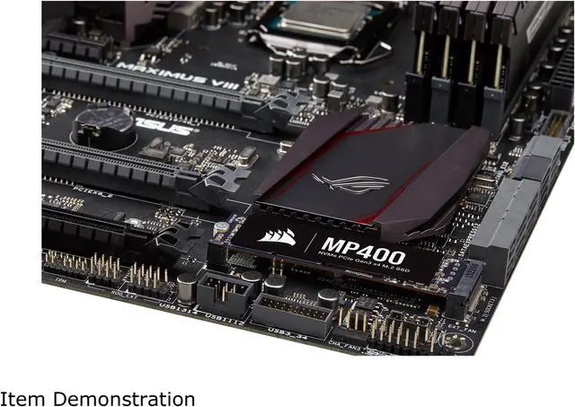 Alt view image 8 of 11 - Corsair MP400 M.2 2280 2TB PCI-Express Gen 3.0 x4, NVMe 1.3 3D QLC Internal Solid State Drive (SSD) CSSD-F2000GBMP400R2