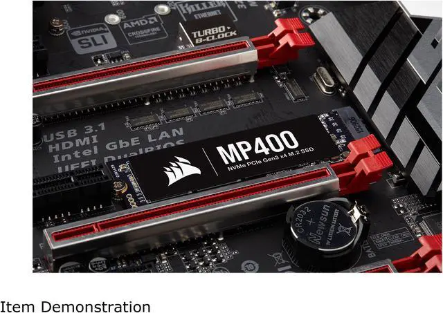 Alt view image 11 of 11 - Corsair MP400 M.2 2280 2TB PCI-Express Gen 3.0 x4, NVMe 1.3 3D QLC Internal Solid State Drive (SSD) CSSD-F2000GBMP400R2