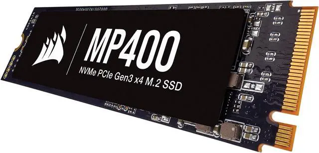 Alt view image 3 of 11 - Corsair MP400 M.2 2280 2TB PCI-Express Gen 3.0 x4, NVMe 1.3 3D QLC Internal Solid State Drive (SSD) CSSD-F2000GBMP400R2