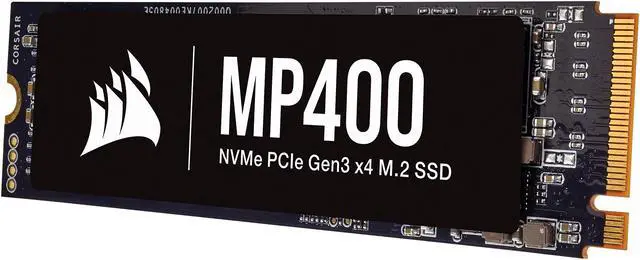 Alt view image 2 of 11 - Corsair MP400 M.2 2280 2TB PCI-Express Gen 3.0 x4, NVMe 1.3 3D QLC Internal Solid State Drive (SSD) CSSD-F2000GBMP400R2