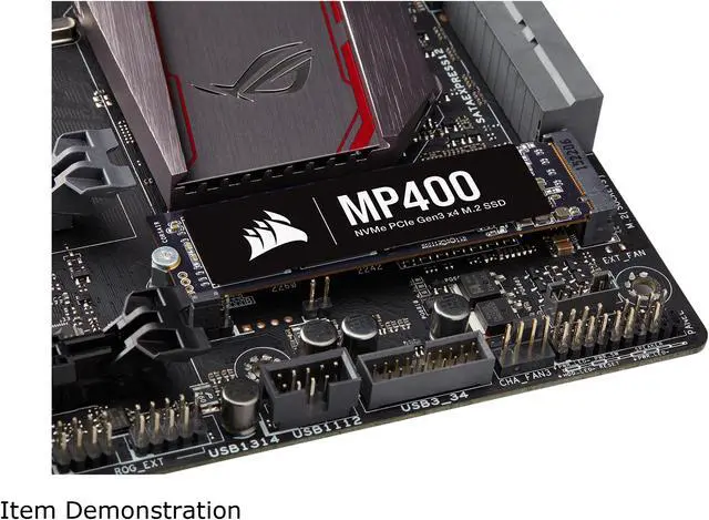 Alt view image 7 of 11 - Corsair MP400 M.2 2280 2TB PCI-Express Gen 3.0 x4, NVMe 1.3 3D QLC Internal Solid State Drive (SSD) CSSD-F2000GBMP400R2