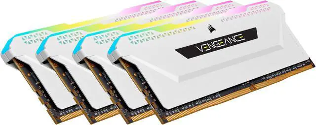 Alt view image 2 of 4 - CORSAIR Vengeance RGB Pro SL 64GB (4 x 16GB) 288-Pin PC RAM DDR4 3600 (PC4 28800) Desktop Memory Model CMH64GX4M4D3600C18W