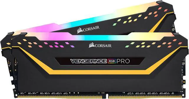 CORSAIR Vengeance RGB Pro 16GB (2 x 8GB) 288-Pin PC RAM DDR4 3200