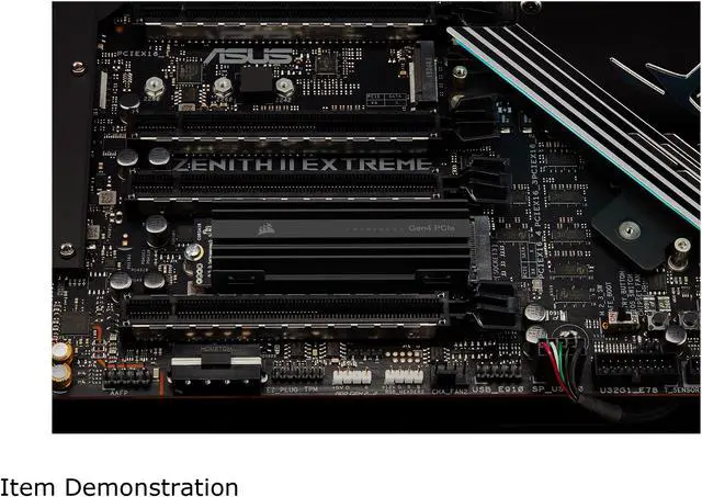 Alt view image 12 of 16 - Corsair MP600 Pro M.2 2280 4TB PCIe Gen 4.0 x4, NVMe 1.4 3D TLC Internal Solid State Drive up to 7,000 MB/sec (SSD) CSSD-F4000GBMP600PRO