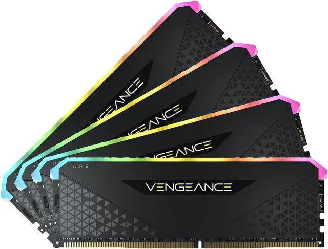 Main image of CORSAIR Vengeance RGB RS 64GB (4 x 16GB) 288-Pin PC RAM DDR4 3200 (PC4 25600) Desktop Memory Model CMG64GX4M4E3200C16