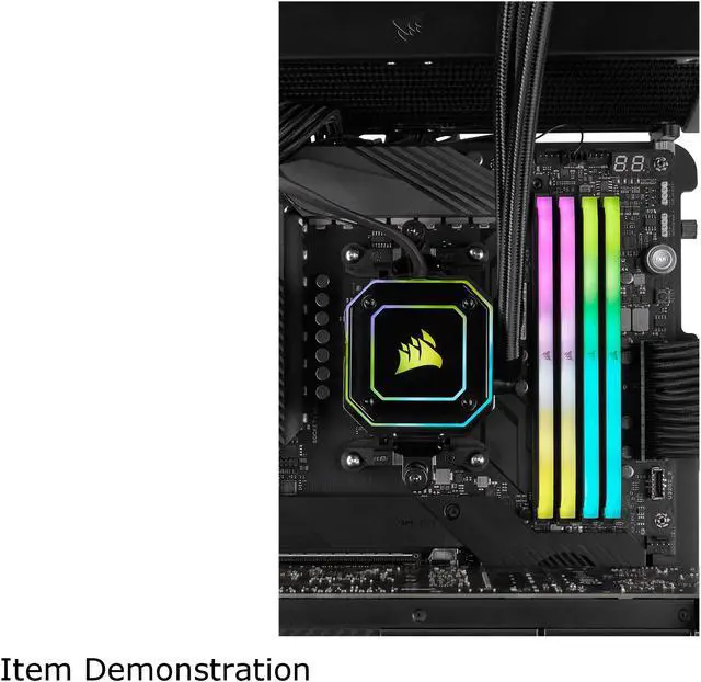 Alt view image 4 of 5 - CORSAIR Vengeance RGB RS 64GB (4 x 16GB) 288-Pin PC RAM DDR4 3200 (PC4 25600) Desktop Memory Model CMG64GX4M4E3200C16