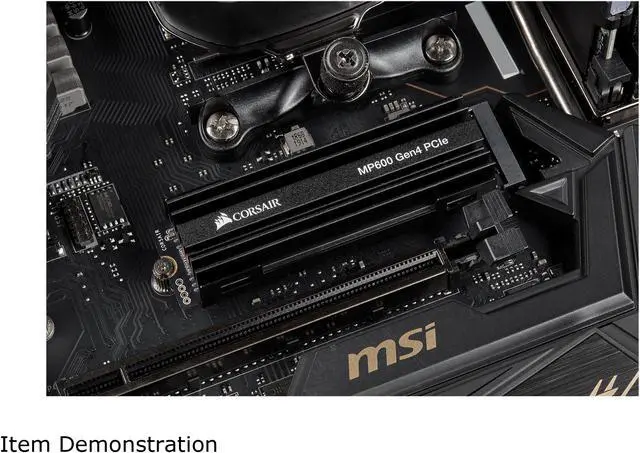 Alt view image 11 of 14 - Corsair Force MP600 M.2 2280 2TB PCI-Express 4.0 3D TLC Internal Solid State Drive (SSD) CSSD-F2000GBMP600R2