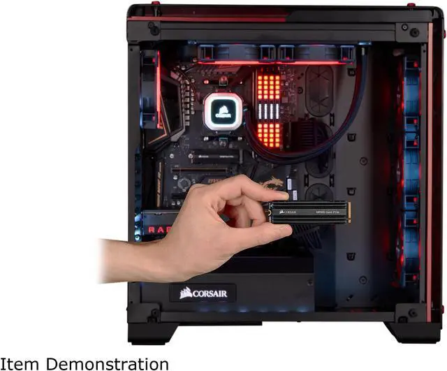 Alt view image 8 of 14 - Corsair Force MP600 M.2 2280 2TB PCI-Express 4.0 3D TLC Internal Solid State Drive (SSD) CSSD-F2000GBMP600R2