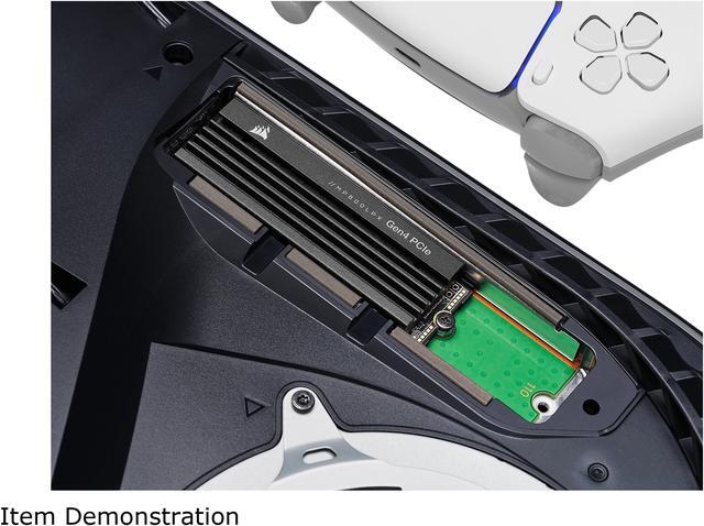 Alt view image 14 of 17 - Corsair MP600 PRO LPX M.2 2280 2TB PCI-Express 4.0 x4, NVMe 1.4 3D Internal Solid State Drive Up to 7100 MB/sec (SSD) CSSD-F2000GBMP600PLP, Optimized for PS5