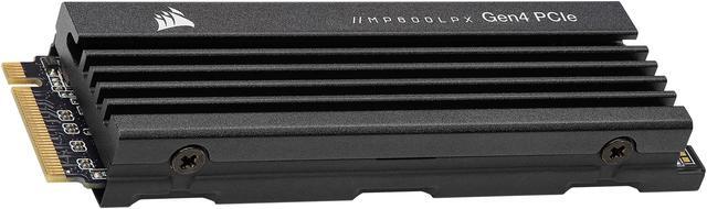 Alt view image 6 of 17 - Corsair MP600 PRO LPX M.2 2280 2TB PCI-Express 4.0 x4, NVMe 1.4 3D Internal Solid State Drive Up to 7100 MB/sec (SSD) CSSD-F2000GBMP600PLP, Optimized for PS5