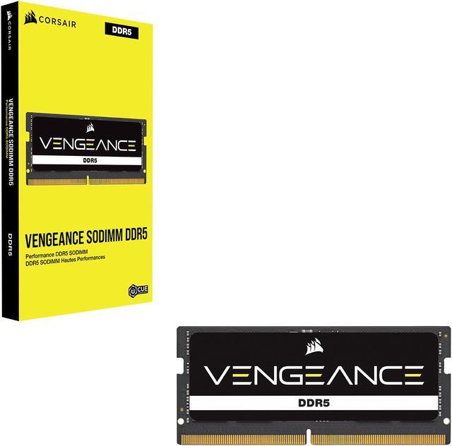 Alt view image 3 of 3 - CORSAIR Vengeance 16GB 262-Pin DDR5 SO-DIMM DDR5 5600 (PC5 44800) Laptop Memory Model CMSX16GX5M1A5600C48