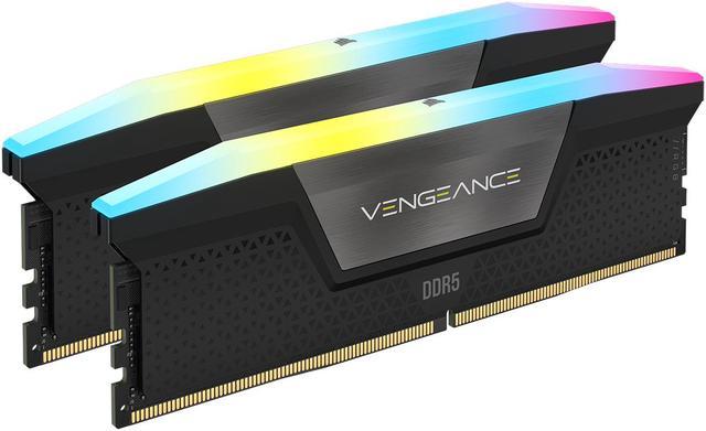 CORSAIR Vengeance RGB 64GB (2 x 32GB) 288-Pin PC RAM DDR5 6600