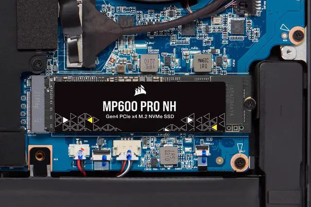 Alt view image 5 of 6 - Corsair MP600 PRO NH M.2 2280 8TB PCI-Express 4.0 x4 3D TLC Internal Solid State Drive Up to 7000 MB/sec (SSD) CSSD-F8000GBMP600PNH