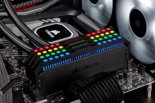 Alt view image 2 of 4 - CORSAIR Dominator Platinum RGB 64GB (4 x 16GB) 288-Pin PC RAM DDR5 6400 (PC5 51200) Desktop Memory Model CMT64GX5M4B6400C32