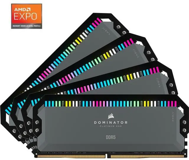 CORSAIR Dominator Platinum RGB 64GB (4 x 16GB) 288-Pin PC RAM DDR5