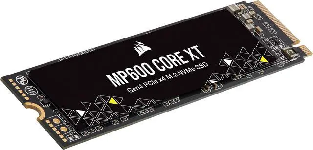Alt view image 4 of 6 - Corsair MP600 CORE XT M.2 2280 2TB PCI-Express 4.0 x4 3D QLC Internal Solid State Drive Up to 5,000MB/sec (SSD) CSSD-F2000GBMP600CXT