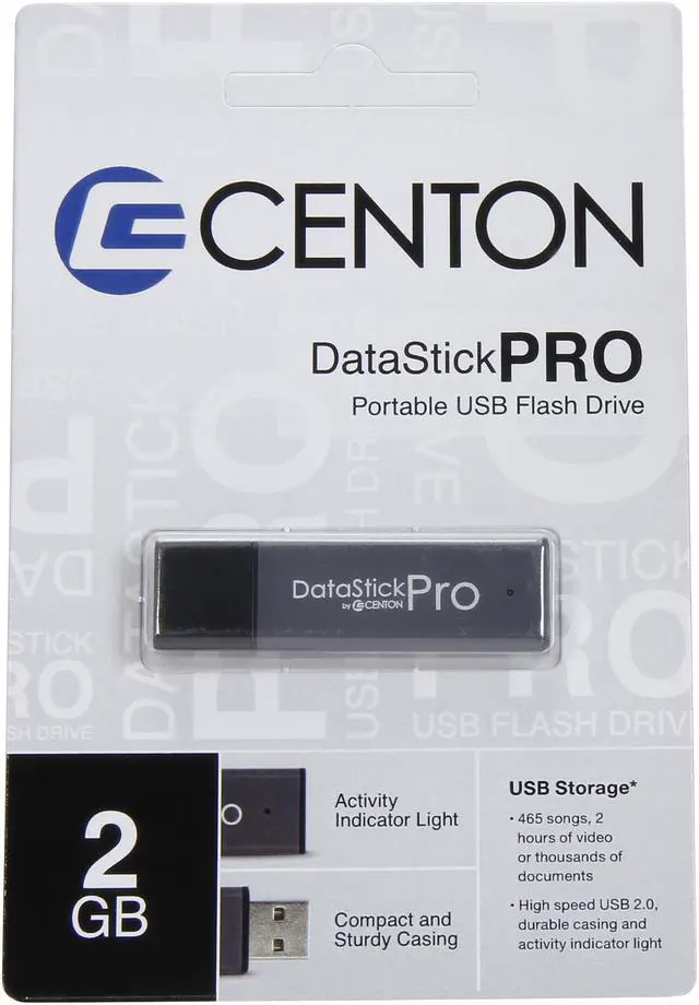 Alt view image 5 of 5 - CENTON DataStick Pro 2GB USB 2.0 Flash Drive DSP2GB-005