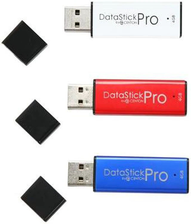 CENTON DataStick Pro 12GB (4GB x 3) USB 2.0 Flash Drive (3-pack ...