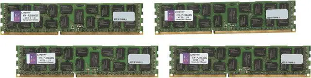 Main image of Kingston 32GB (4 x 8GB) 240-Pin DDR3 SDRAM ECC Registered DDR3 1600 System Specific Memory Model KTH-PL316K4/32G