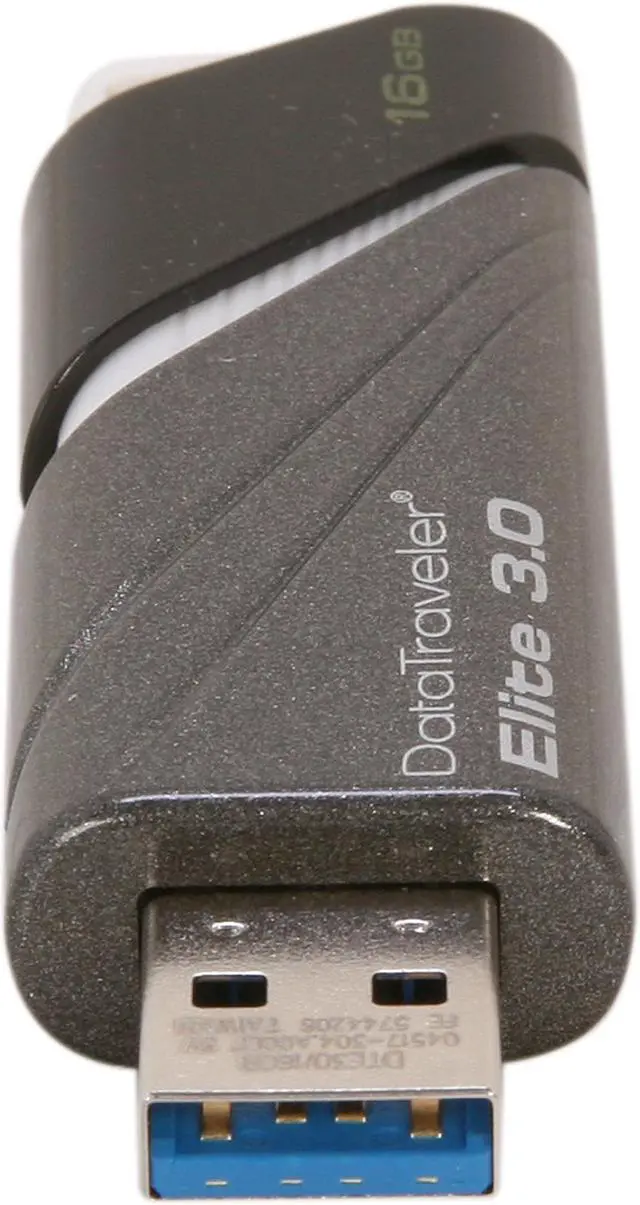 Alt view image 4 of 5 - Kingston DataTraveler Elite 16GB USB 3.0 Flash Drive DTE30/16GB