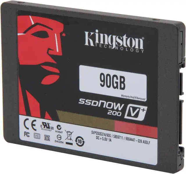 Main image of Kingston SSDNow V+200 2.5" 90GB SATA III Internal 7mm Solid State Drive (SSD) (Stand-alone Drive) KR-S3090-3H