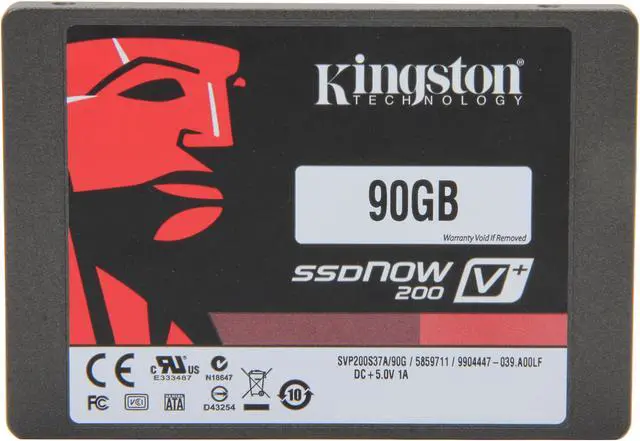 Alt view image 2 of 6 - Kingston SSDNow V+200 2.5" 90GB SATA III Internal 7mm Solid State Drive (SSD) (Stand-alone Drive) KR-S3090-3H
