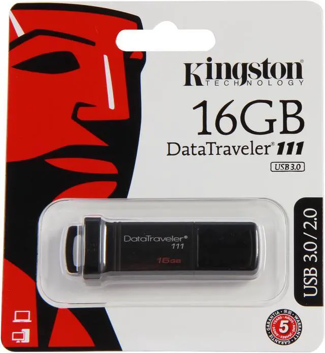 Alt view image 5 of 5 - Kingston DataTraveler 111 16GB USB 3.0 Flash Drive DT111/16GB