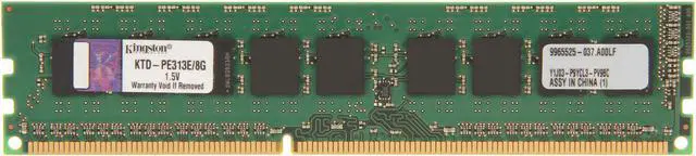 Main image of Kingston 8GB 240-Pin DDR3 SDRAM ECC DDR3 1333 System Specific Memory Model KTD-PE313E/8G