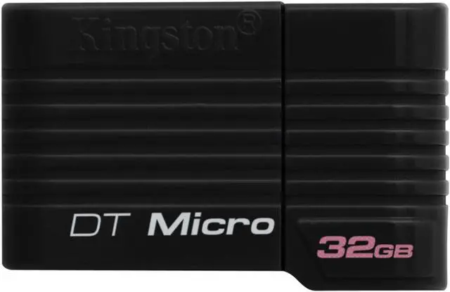 Main image of Kingston DataTraveler Micro 32 GB USB 2.0 Flash Drive - Black