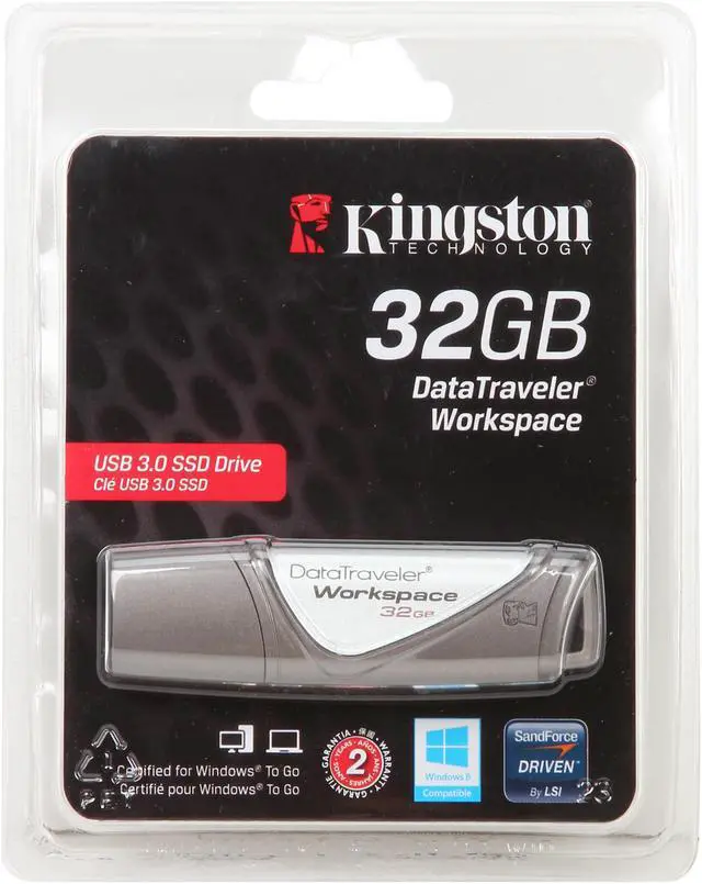 Alt view image 5 of 5 - Kingston DataTraveler Workspace 32 GB USB 3.0 Flash Drive