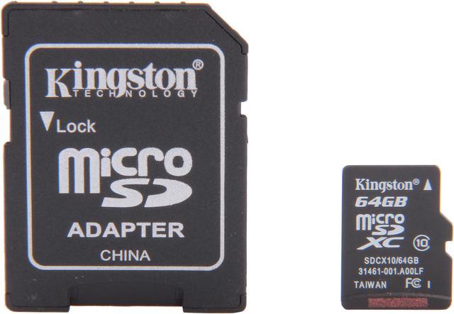 64GB Kingston Micro SD Class 10 :: Micro JPM