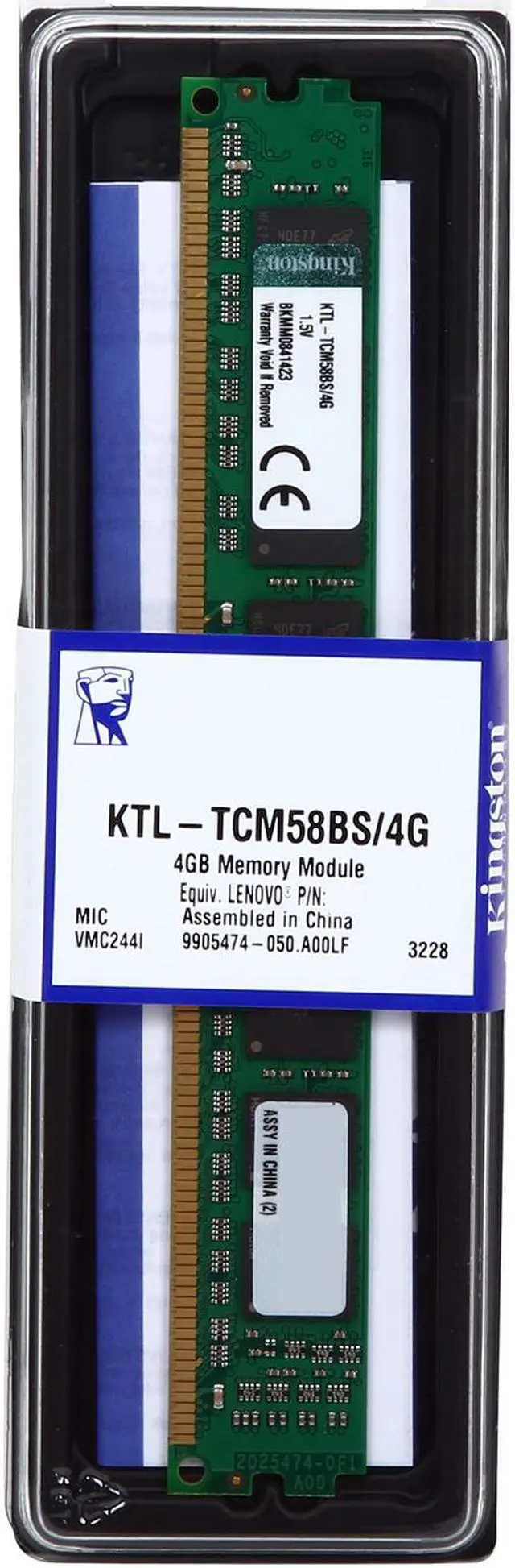 Alt view image 3 of 3 - Kingston 4GB 240-Pin DDR3 SDRAM DDR3 1333 System Specific Memory Model KTL-TCM58BS/4G