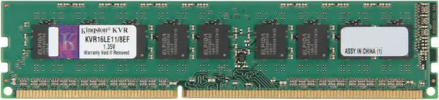 Main image of Kingston 8GB ECC DDR3 1600 (PC3 12800) Server Memory (Server Elpida F) Model KVR16LE11/8EF
