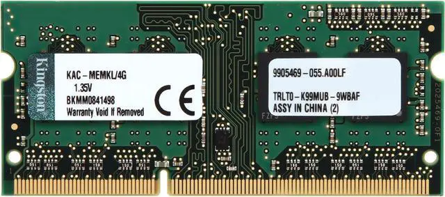 Main image of Kingston 4GB Unbuffered DDR3 1600 (PC3 12800) Memory Model KAC-MEMKL/4G