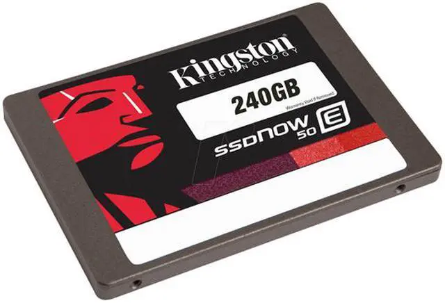 Alt view image 2 of 2 - Kingston E50 2.5" 240GB SATA MLC Internal Solid State Drive (SSD) SE50S37/240G