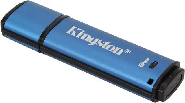 Main image of Kingston 8GB Data Traveler AES Encrypted Vault Privacy 256Bit USB 3.0 Flash Drive (DTVP30/8GB)