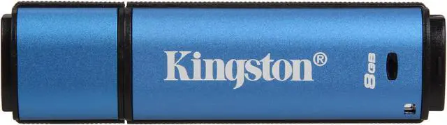 Alt view image 2 of 5 - Kingston 8GB Data Traveler AES Encrypted Vault Privacy 256Bit USB 3.0 Flash Drive (DTVP30/8GB)