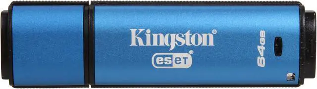 Alt view image 2 of 5 - Kingston 64GB Data Traveler AES Encrypted Vault Privacy 256Bit USB 3.0 Flash Drive with ESET AV (DTVP30AV/64GB)