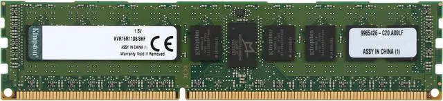 Main image of Kingston 8GB ECC Registered DDR3 1600 (PC3 12800) Server Memory Model KVR16R11D8/8KF
