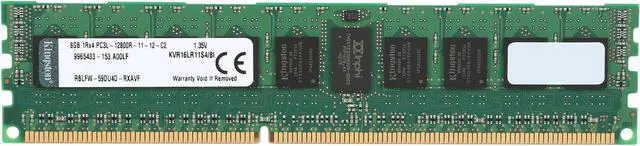 Main image of Kingston 8GB ECC Registered DDR3 1600 (PC3 12800) Server Memory Model KVR16LR11S4/8I