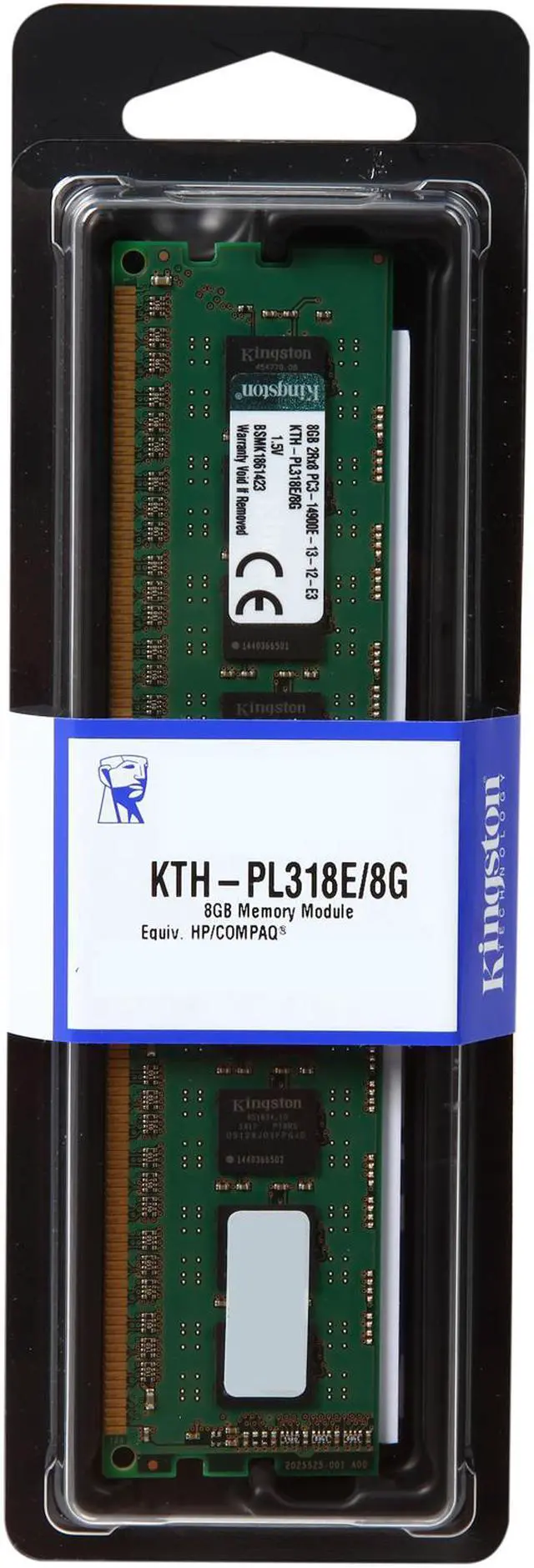 Alt view image 3 of 3 - Kingston 8GB 240-Pin DDR3 SDRAM ECC DDR3 1866 System Specific Memory Model KTH-PL318E/8G