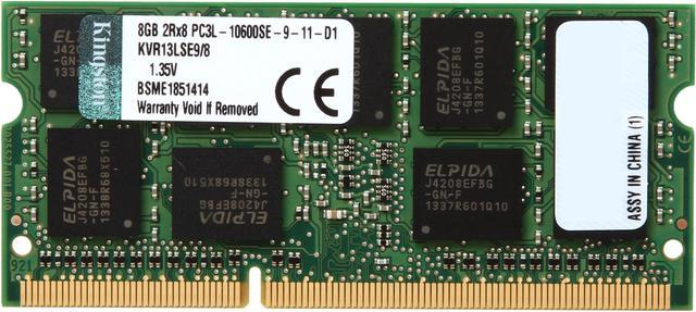 Kingston 8GB ECC DDR3 1333 (PC3 10600) Server Memory Model